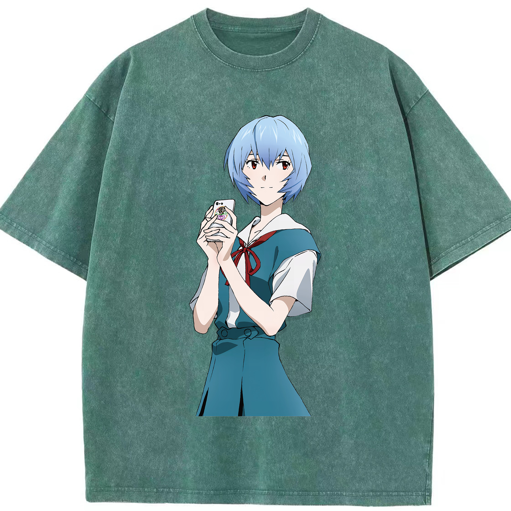 （画像用） EVA 新世紀エヴァンゲリオン 綿100% ヴィンテージ風 半袖Tシャツ（フロントプリント）